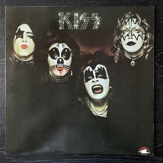 Rare Kiss Self Titled 1974 First Pressing White Label Promo Nb 9001 Vg Glam