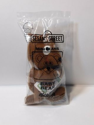 1999 Sesame Street " Baby Bear Mini Beans " Kellogg 