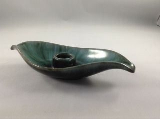 Blue Mountain Pottery Green Candle Holder 2