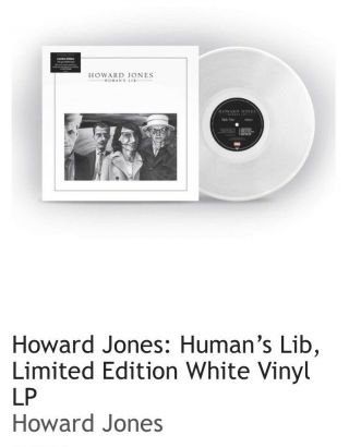 Howard Jones Human’s Lib & Dream Into Action Ltd Colored Vinyl & Signed Card