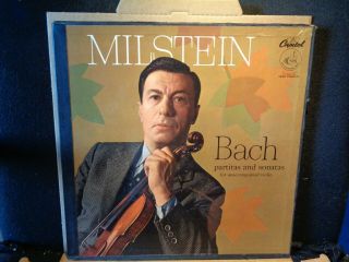 Bach Sonatas &partitas For Violin Nathan Milstein/3 Lp Box Capitol Pcr 8370 Usa