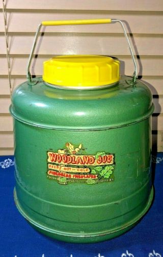 Mid - Century Retro Poloron Woodland Jug Insulated Water Cooler Hot & Cold