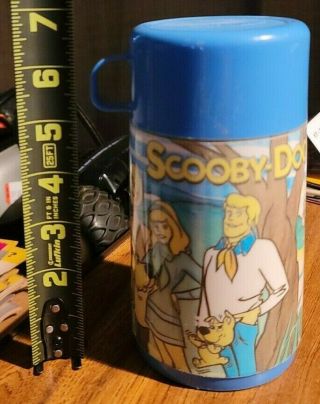 Vintage 1984 Scooby Doo Thermos No Lunchbox Aladdin Blue Lid Hanna Barbera