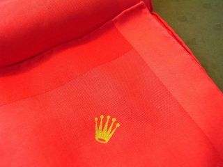 Rolex Red Handkerchief Swiss Made Handrolled