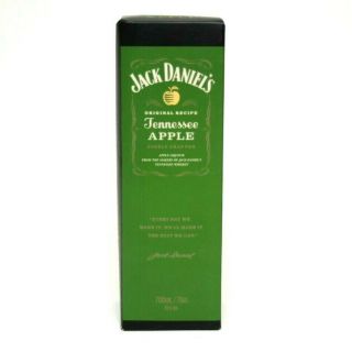 2021 Jack Daniels Tennessee Whisky Apple Green Paper Box 700 Ml (no Bottle)