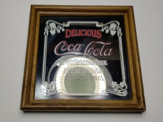 Vintage Delicious Coca Cola The Most Refreshing Drink Mirror 6 "