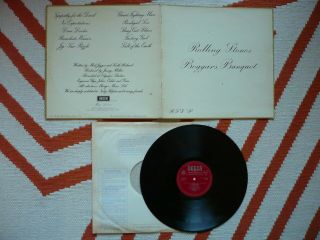 The Rolling Stones Beggars Banquet Vinyl Uk 1968 Decca Mono 1st Press 4a/2a Lp
