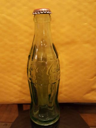 Coca Cola Empty Bottle.  Atlanta,  Ga.  Patented December 25,  1923.  With Metal Cap.