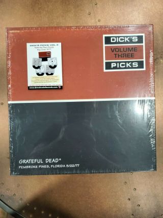 Grateful Dead Vinyl Dicks Picks Volume 3 May 1977 Terrapin Le Rare 4 Lp Box Set