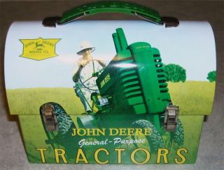 2011 Collectible - John Deere Tin Carryall - Lunchbox - Old Stock (l)