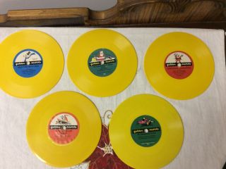10 Vintage Childrens Golden Records From The 1950’s 78 Rpm