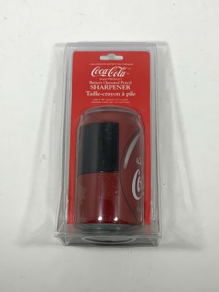 Vintage Coca Cola Collectable 1998 Battery Operated Pencil Sharpener