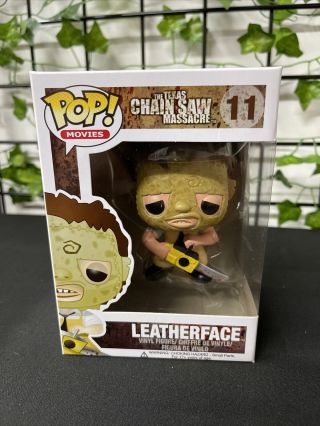 Funko Pop Movies 11 Leatherface The Texas Chainsaw Massacre Vaulted W/ Case