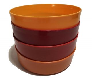 Vtg Tupperware 1405 Bowls Set Of 4 (no Lids)