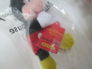 3 - - Mickey Mouse Mini Bean Plush (Kellogg ' s Promo Toy - - 2001) 2