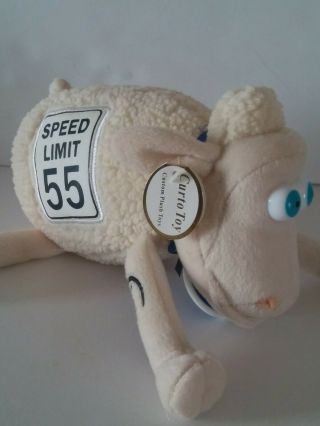 Curto Toy 2000 Serta Counting Sheep Lamb Plush 55 " Speed Limit 55 "