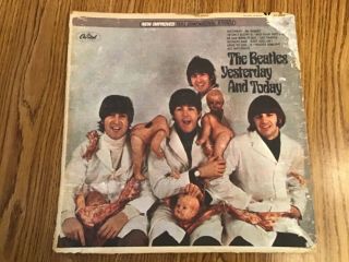 The Beatles 3rd State Stereo 2 Butcher Cover Very Good Just Peeled Cond,  Record