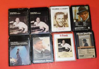 Eight (8) Frank Sinatra 8 Track Tapes