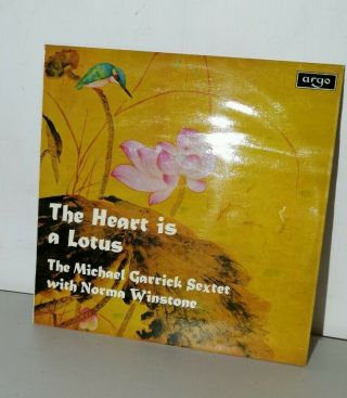 The Michael Garrick Sextet - The Heart Is A Lotus 1970 Uk Lp Argo Zda 135