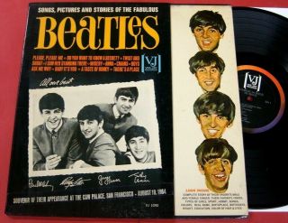 Songs Pictures And Stories Of The Fabulous Beatles 1964,  W/concert Banner Cover