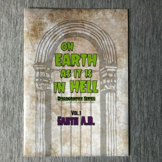 Test Print - On Earth As It Is In Hell Vol.  1 - 2 Copies Made Misfits Earth Ad