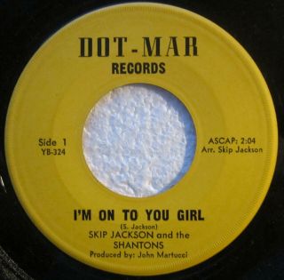 Northern Soul 45 - Skip Jackson & The Shantons - " I 