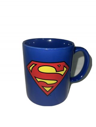 Blue Superman Dc Comics Coffee Mug Cup
