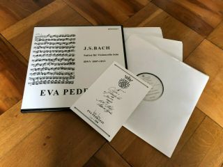 Eva Pedrazzi Bach 6 Cello Suites Mirecourt Signed Numbered 30/300 Lp Box Swiss