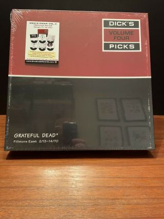 Grateful Dead Dick’s Picks Vol.  4 6lp New/sealed Le Oop 2/13&2/14 1970
