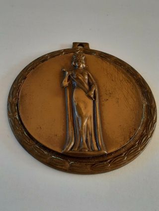 Vintage Beauty Pageant Beauty Queen Miss America Bronze Medal Award?