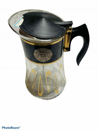 David Douglas Mid Century Modern Atomic Coffee Carafe Flameproof 8 Cup 40oz Mcm