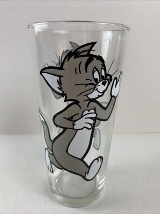 Tom Cat Jerry Pepsi Promo Collector Glass 1975 Mgm
