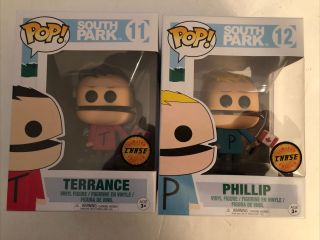 Funko Pop South Park Terrance 11 Phillip 12 Exclusive Limited Chase Edition