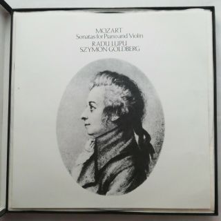 Mozart: Sonatas for Piano & Violin / Lupu / Goldberg / Decca 6 LP 13 BB 207/212 4