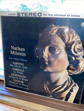 Nathan Milstein four Italian Sonatas CAPITOL SP - 8481 STEREO LP EX 3