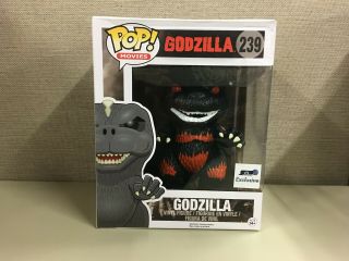 Funko Pop Movies: Godzilla - Burning Godzilla 239 Gts Exclusive Vaulted