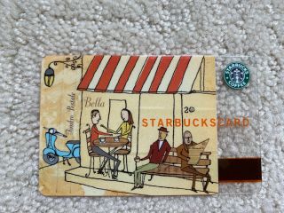 2002 Starbucks Card Vespa Bella Cafe Collectible 6009 Series -