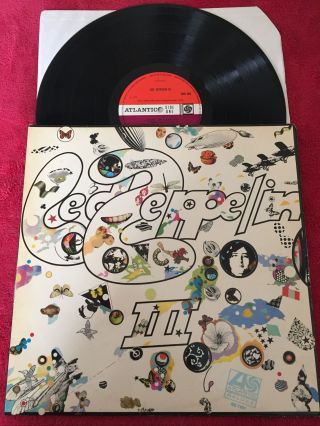 Led Zeppelin Iii / 3 Vinyl Album Lp Record Plum Label So Mote Uk Example