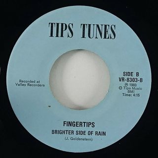 Fingertips " Brighter Side Of Rain " Unknown Sweet Soul Folk 45 Tips Tunes Hear