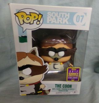 Funko Pop South Park 07 The Coon 2017 Summer Convention Exclusive Vaulted