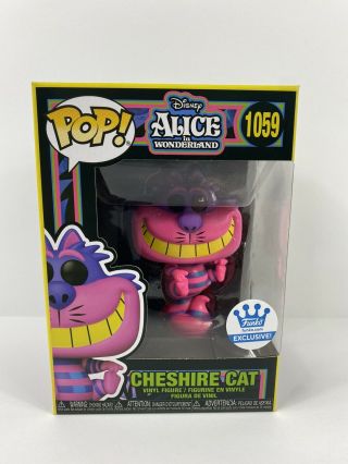 Funko Shop Exclusive Black Light Alice In Wonderland Cheshire Cat 1059