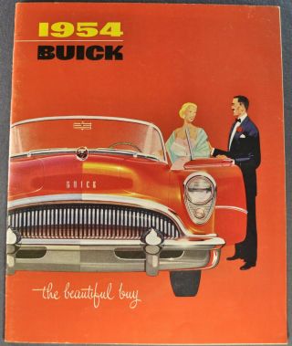1954 Buick Brochure Roadmaster Skylark Century Special Wagon 54