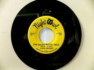 Kiriae Crucible Salem Witch " Trail " (sic) Orig.  Us 1968 Spelling Error Cuca