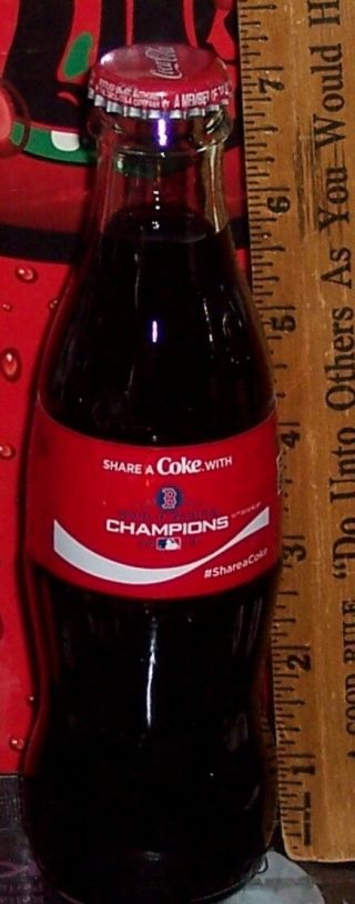 2018 Coca - Cola Share A Coke With Boston Red Sox World Series Champions Coke