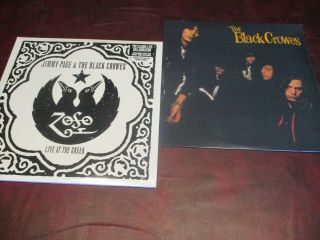 Jimmy Page & Black Crowes 1st Ed.  White Vinyl 3 Lp Set,  Shake Your Money Maker