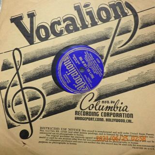 78 10 " Billie Holiday Vocalion 4631 That 