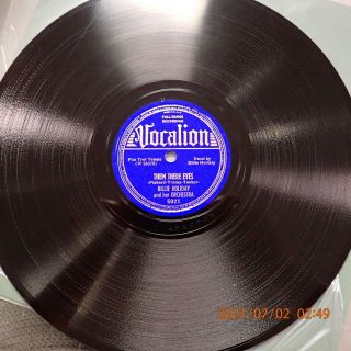E,  78 10 " Billie Holiday Vocalion 5021 Them There Eyes Some Other Spring