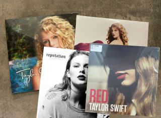Taylor Swift Vinyl Bundle Self Titled Speak Now Red Reputation