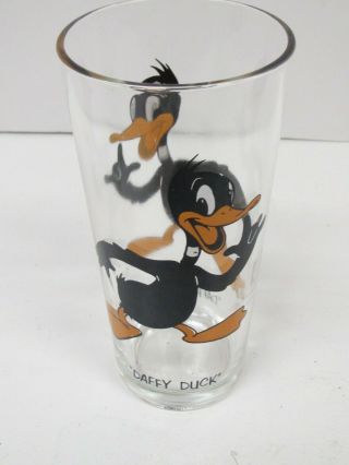 1973 Warner Bros.  Pepsi Collector Series Looney Tunes Daffy Duck Glass