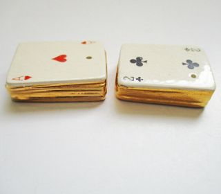 Arcadia Miniature Playing Cards Salt & Pepper Shakers 2